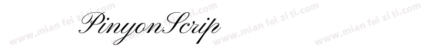 此文本图层中缺少以下字体 PinyonScript字体转换